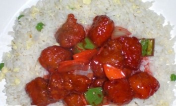 Chinese Restaurant Malta Sweet & Sour Pork With Rice